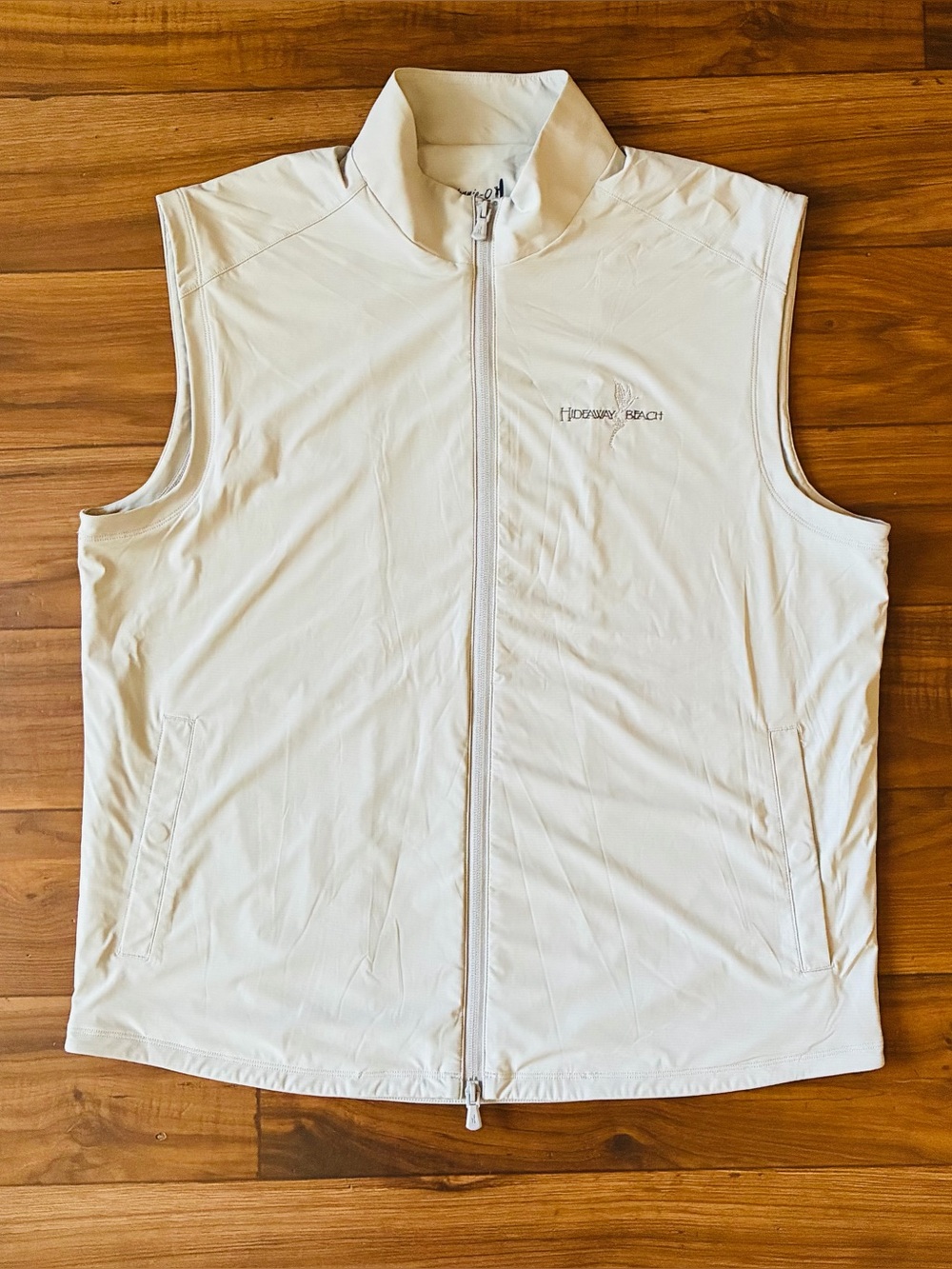 Johnnie-O Performance Men’s Full Zip Nylon Stretch Golf Vest Size Large